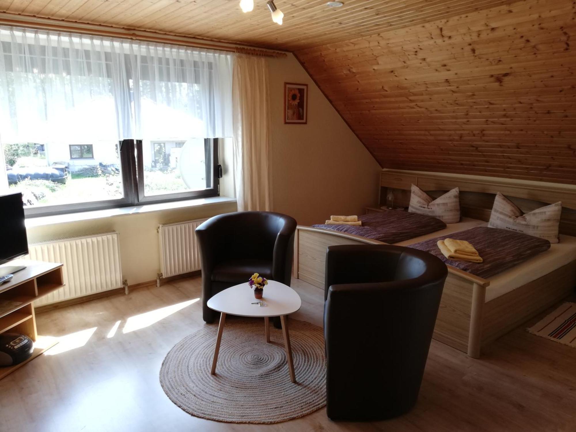 Am Waldrand Spreewald Hotell Burg  Rum bild